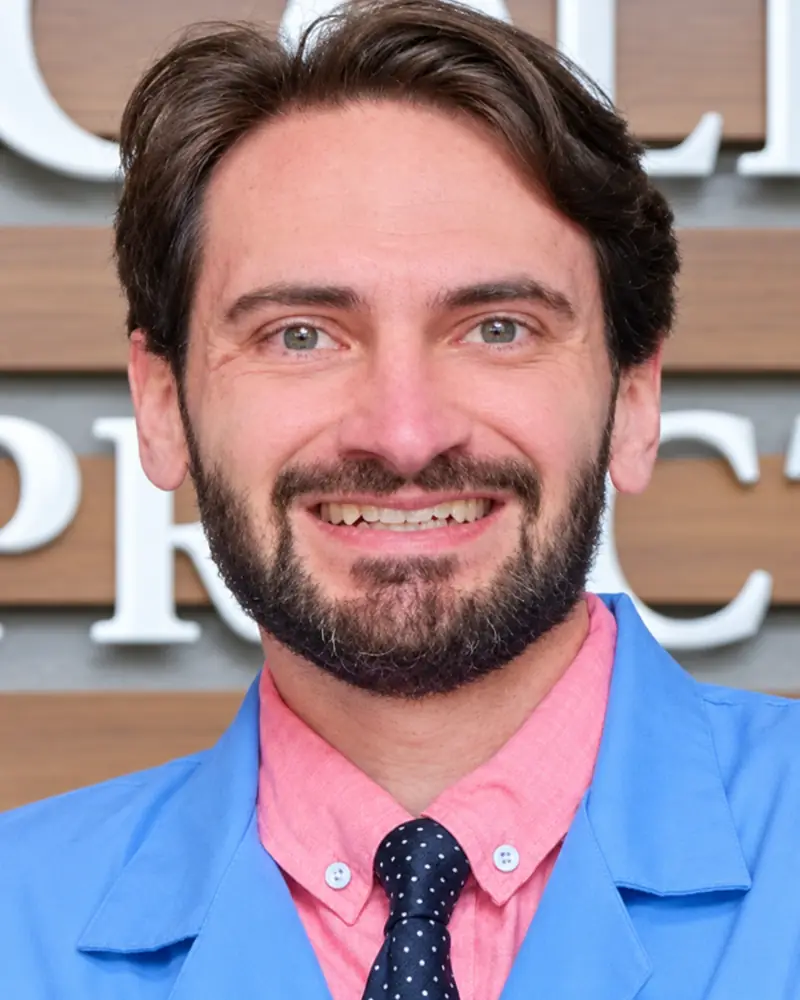 Dr. Jacob Thomas, D.C., chiropractor at Cascade Chiropractic in North Lima, Ohio